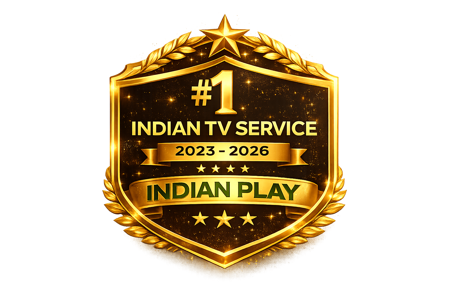 Trusted #1 Indian TV Service badge